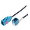 Cablu prelungitor pentru antenă 4carmedia ZRS-FAKRA.F/F90.06