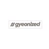Autocolant Gyeon #gyeonized Sticker Silver (17,9 mm x 100 mm)