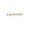 Autocolant Gyeon #gyeonized Sticker Gold (17,9 mm x 100 mm)
