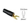 Papuc tip furcă ACV 30.4440-03 (1 buc) negru
