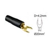Papuc tip furcă ACV 30.4420-03 (1 buc) negru
