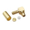 Conector antenă MMCX 90° tată 295016
