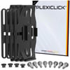 Suport negru pentru plăcuță de înmatriculare Plexiclick V1 Black (110 mm)