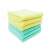 Set de prosoape din microfibră Purestar Two Face Buffing Towel Set Galben/Mint