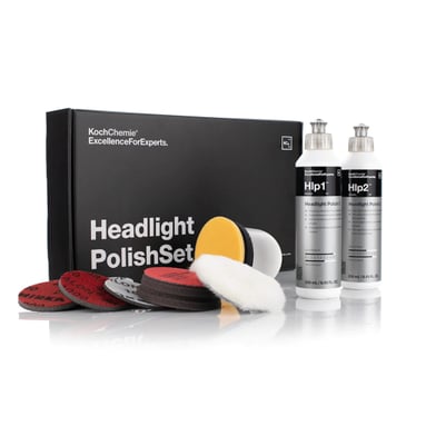 Kit de renovare a farurilor Koch Chemie Headlight Polish Set