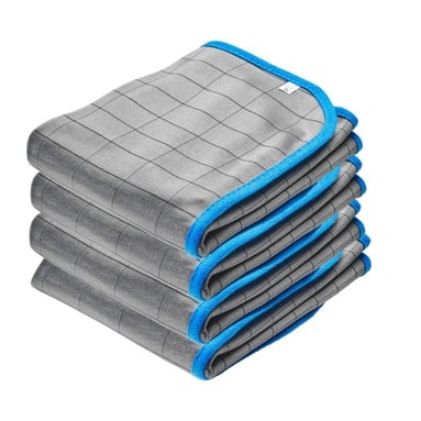 Set de cârpe pentru ferestre CARMODO 4x Premium Carbontuch für Glasflächen