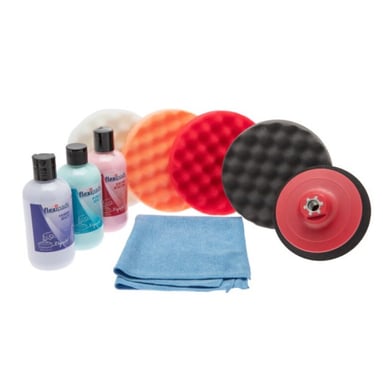 Kit de lustruire Coolshine Flexipads 80 mm