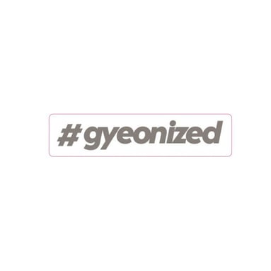 Autocolant Gyeon #gyeonized Sticker Silver (17,9 mm x 100 mm)