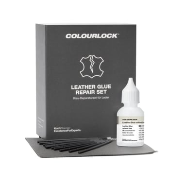 Set de reparații pentru piele COLOURLOCK de la KochChemie Set de reparații cu adeziv pentru piele