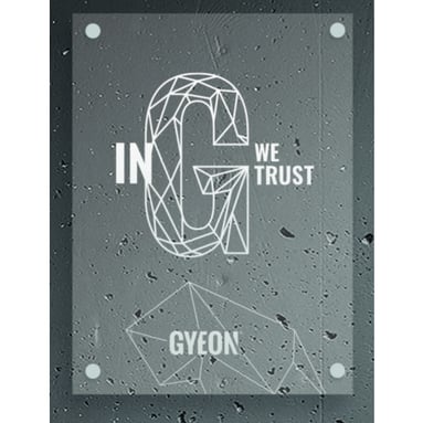 Panou LED transparent Gyeon LED Type 2 In G we trust 50x67 cm