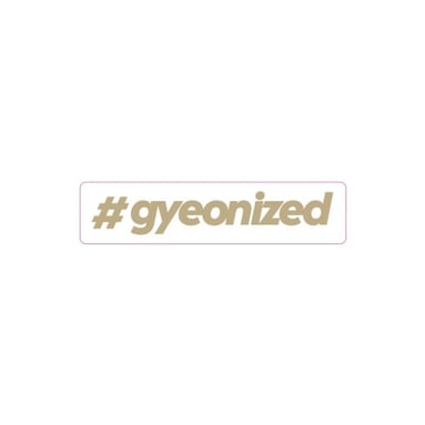 Autocolant Gyeon #gyeonized Sticker Gold (17,9 mm x 100 mm)