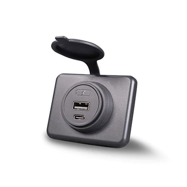 Încărcător USB-A și USB-C încorporat, 5V, 4,2A MY1288