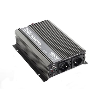 Convertor de tensiune de la 24V la 230V + USB, 1600W - CAR1600-24V