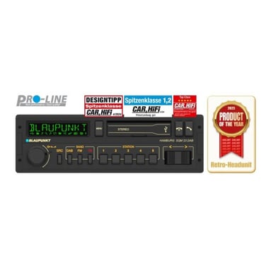 Radio auto retro Blaupunkt Hamburg SQM 23 DAB