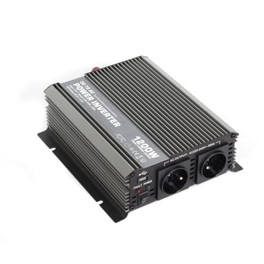 Convertor de tensiune de la 12V la 230V + USB, 1200W - CAR1200