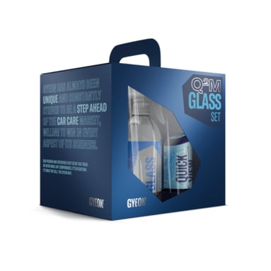 Set de produse de îngrijire auto Gyeon Q2M Glass Set - Bundle Box + Q2M WetCoat (80 ml)