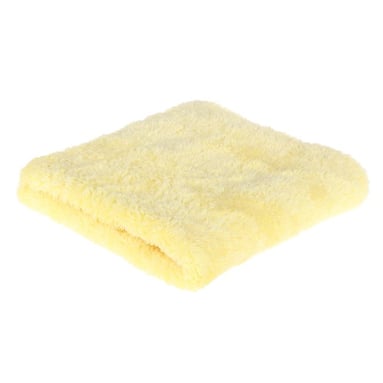 Prosop din microfibră Purestar Plush Light Buffing Prosop galben