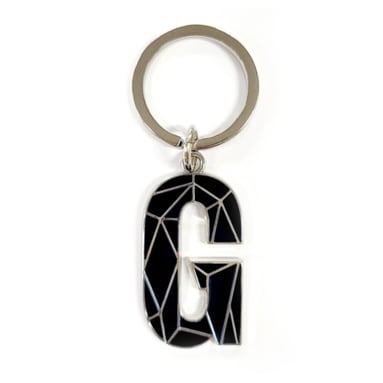 Breloc metalic pentru chei Gyeon Metal G Key Ring 22"