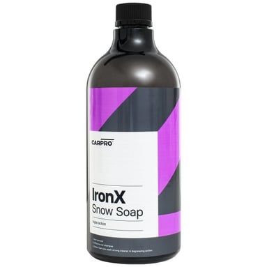 Șampon auto pentru îndepărtarea de rugină aeriană CarPro IronX Snow Soap (1 l)