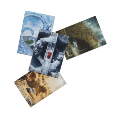 Cărți poștale Gyeon G-Busters Postcards (4 pcs)