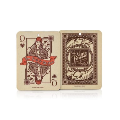 Odorizant de cameră cu parfum suspendat Auto Finesse cu cărți de joc QUEEN
