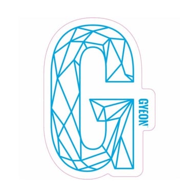 Autocolant Gyeon G Sticker Blue (200 mm x 131,3 mm)