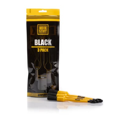 Perii de detailing Work Stuff Detailing Brush Black 3-Pack