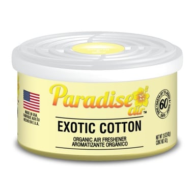 Odorizant organic Paradise Air cu bumbac exotic (42 g)