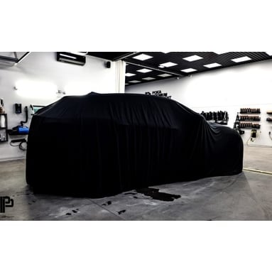 Poka Premium Equipment Premium quality car cover black with welt - Combi / SUV
