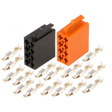 Set de conectori ISO cu pini 4carmedia 361432