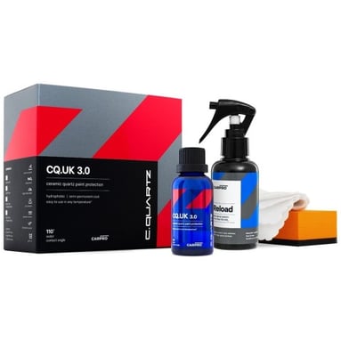 Protecție ceramică a vopselei CarPro CQuartz UK 3.0 (50 ml) + Reload