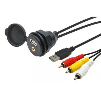 Priză USB / JACK cu 4 pini cu cablu