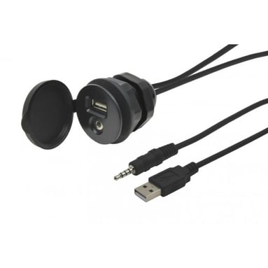 Priză USB / JACK cu 4 pini cu cablu