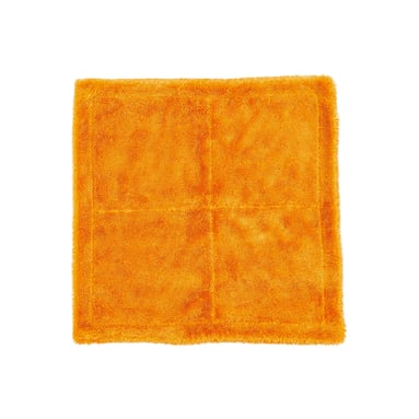 Carbon Collective Onyx Twisted Mini Drying Towel - Wheels & Shuts (Orange)