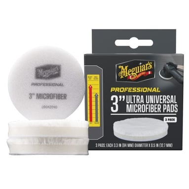 Meguiar's Professional Microfiber Pad 3" (Pachet de 3)