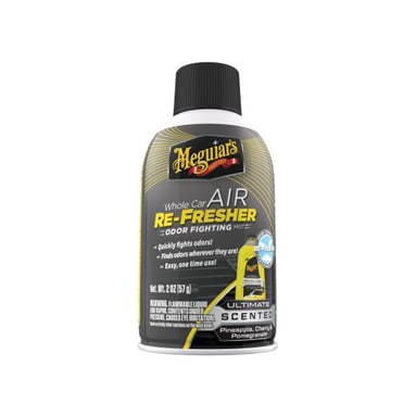 Odorizant de cameră Meguiar's Whole Car Air ReFresher, anti-mirosuri, absorbant de mirosuri și parfum - Parfum suprem (Ananas, Cireșe și Rodie) (57 g)
