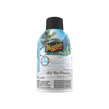 Odorizant de cameră Meguiar's Whole Car Air ReFresher, anti-mirosuri, absorbant de mirosuri și parfum Island Volcano (57 g)
