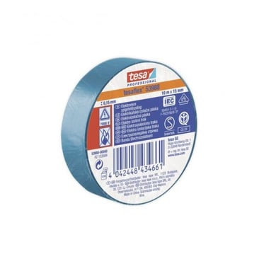 Banda izolatoare Tesa 53988 PVC 15/10 albastru