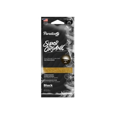 Odorizant de cameră Paradise Air Super Organic, bloc de in, parfum de mașină nouă