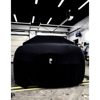Poka Premium Equipment Premium quality car cover black with welt - Hatchback / Sedan