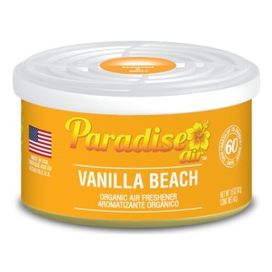 Odorizant de cameră Paradise Air Organic Odorizant de cameră Vanilla Beach - Vanilla (42 g)