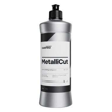 Pastă de lustruit pentru metal CarPro MetalliCut (500 ml)