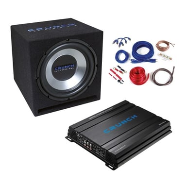 Set subwoofer și amplificator Crunch CBP1000