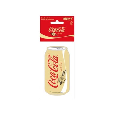 Odorizant de cameră Airpure Coca-Cola cu parfum suspendat, parfum Coca-Cola Vanilie - doză