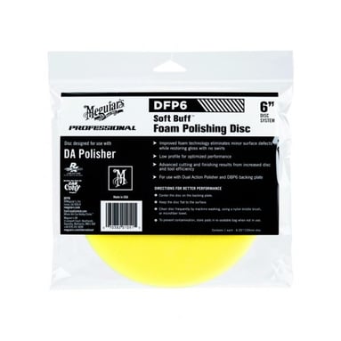 Meguiar's Soft Buff Foam Polishing Disc 6"
