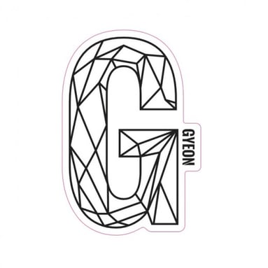 Autocolant Gyeon G Sticker Black (100 mm x 65,6 mm)
