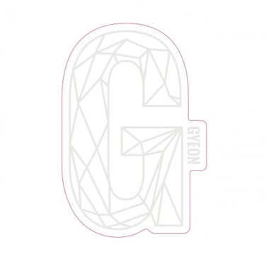 Autocolant Gyeon G Sticker White (100 mm x 65,6 mm)