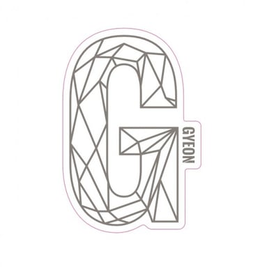 Autocolant Gyeon G Sticker Silver (100 mm x 65,6 mm)