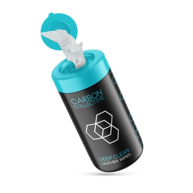 Servețele pentru curățarea pielii Carbon Collective Deep Clean Leather Wipe Tub