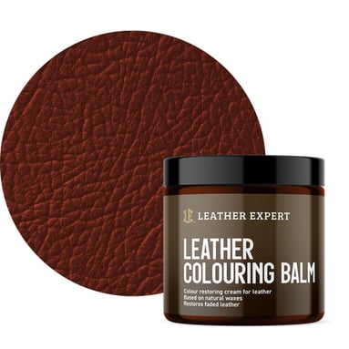 Balsam pentru piele Leather Expert - Leather Colouring Balm RedBrown (250 ml)